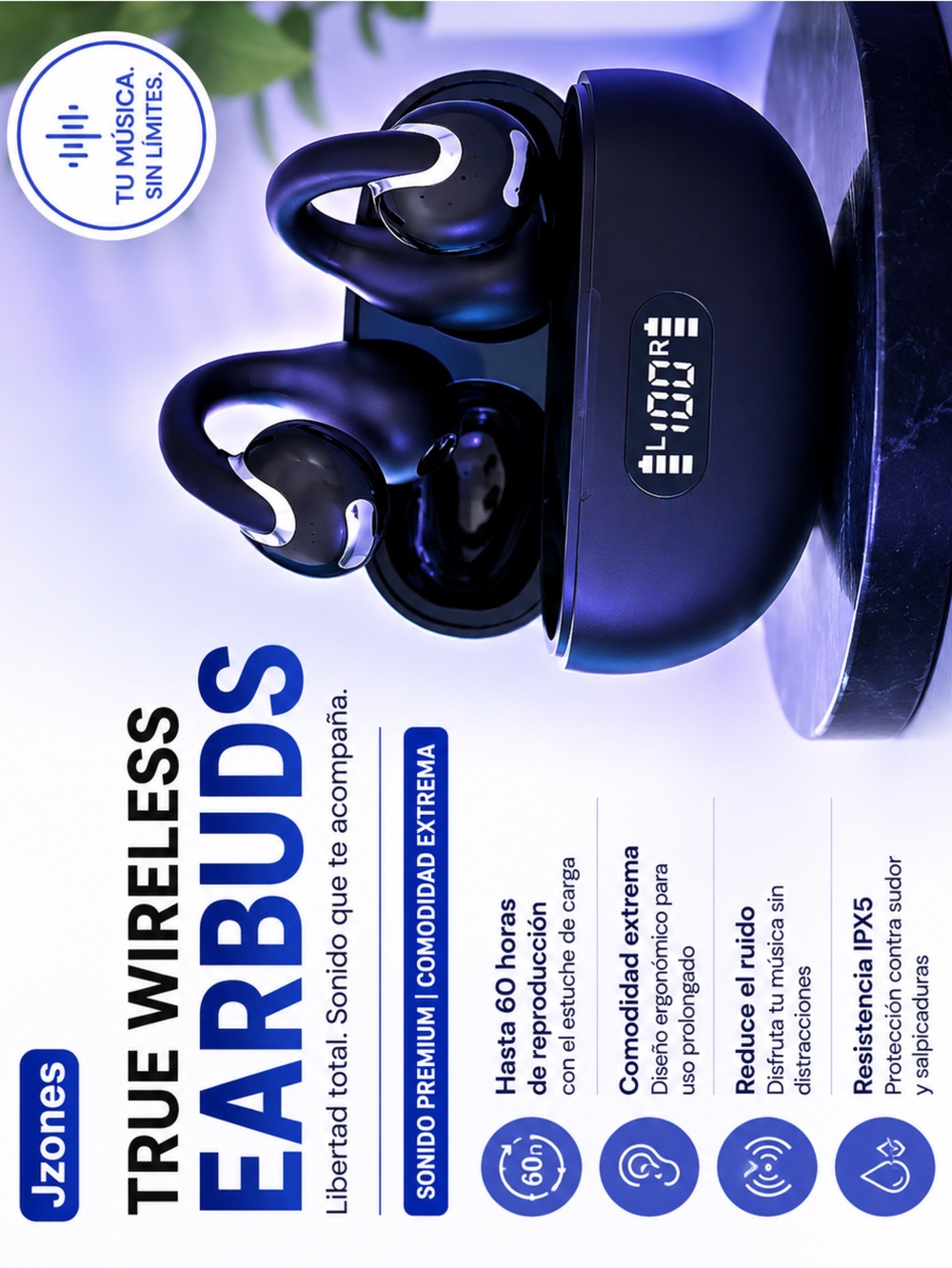 Amazon True Wireless Earbuds Black